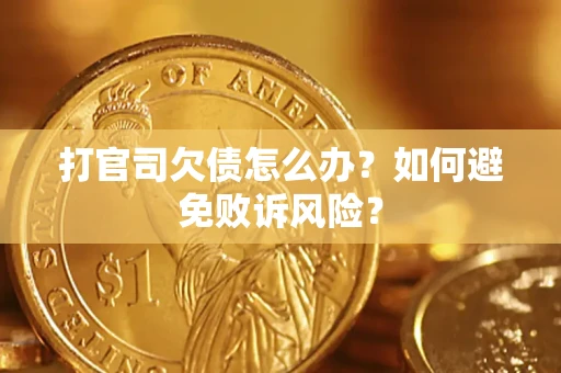 武汉打官司欠债怎么办？如何避免败诉风险？