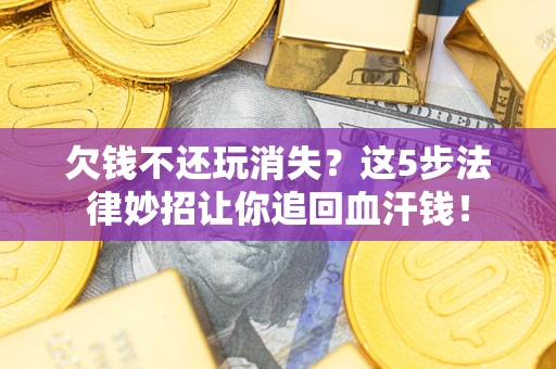 武汉欠钱不还玩消失？这5步法律妙招让你追回血汗钱！