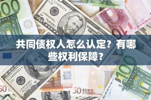 武汉共同债权人怎么认定？有哪些权利保障？