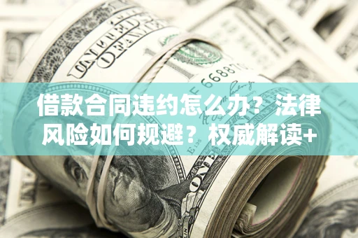 武汉借款合同违约怎么办?法律风险如何规避?权威解读+实用指南 武汉借款合同违约怎么办?法律风险如何规避?权威解读+实用指南