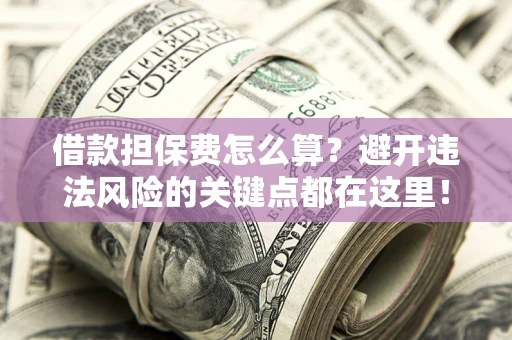 武汉借款担保费怎么算？避开违法风险的关键点都在这里！