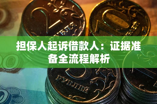 武汉担保人起诉借款人：证据准备全流程解析