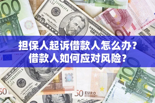 武汉担保人起诉借款人怎么办？借款人如何应对风险？